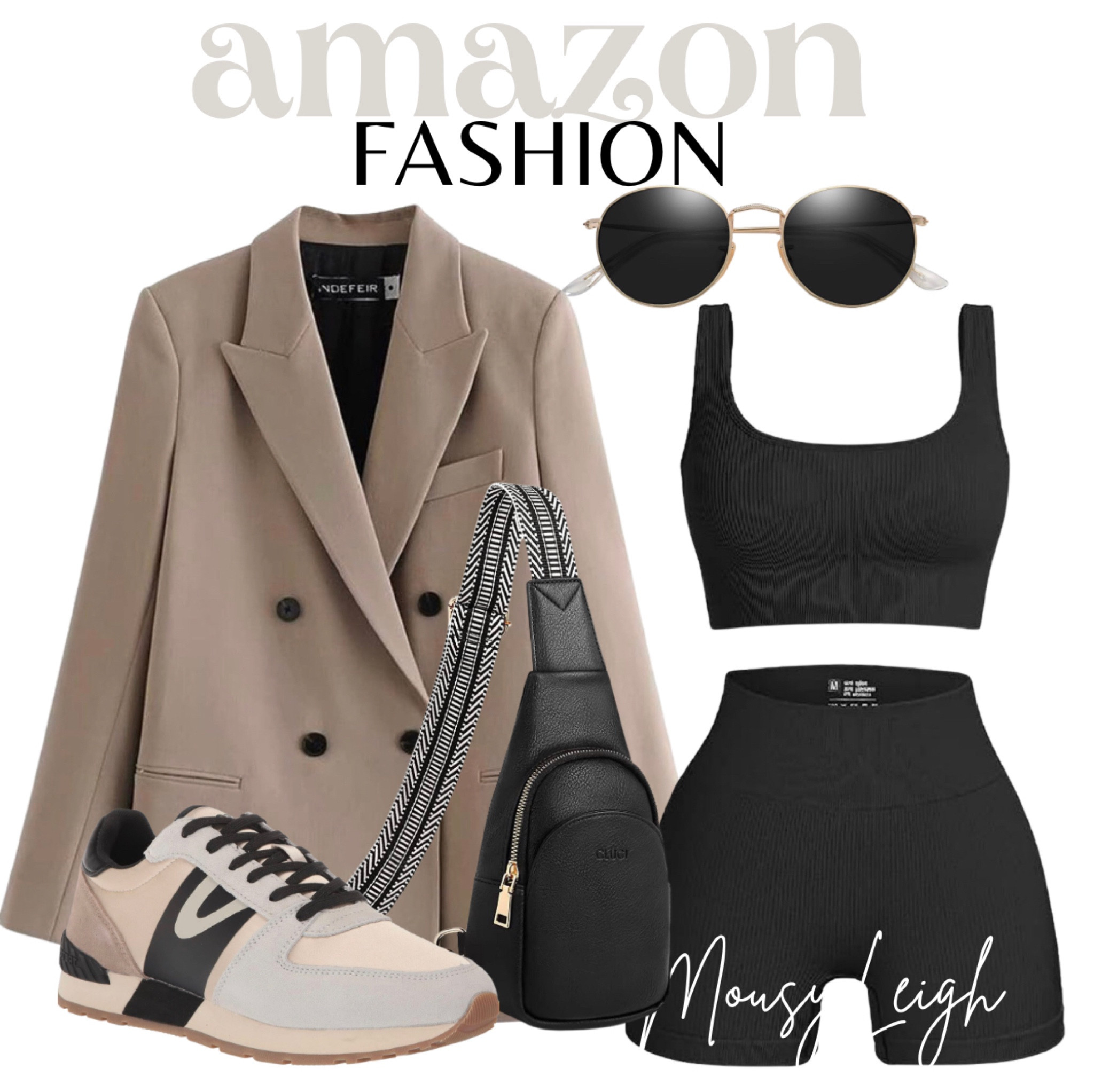 Amazon fashion!! Matching set, oversized blazer, sling bag, sunglasses, and sneakers. 

bag, hand bag, tote, tote bag, oversized, shoulder bag, backpack, belted bag, belt bag, sunglasses, amazon, amazon find, amazon finds, found it on amazon, amazon style, amazon fashion, amazon spring, amazon summer, amazon tops, amazon look, amazon shopping, colorful, matching set, blazer, blazer style, blazer fashion, blazer look, blazer outfit, blazer outfit inspo, blazer outfit inspiration, jumpsuit, sneakers, fashion sneaker, shoes, tennis shoes, athletic shoes,  

#LTKstyletip #LTKFind #LTKshoecrush