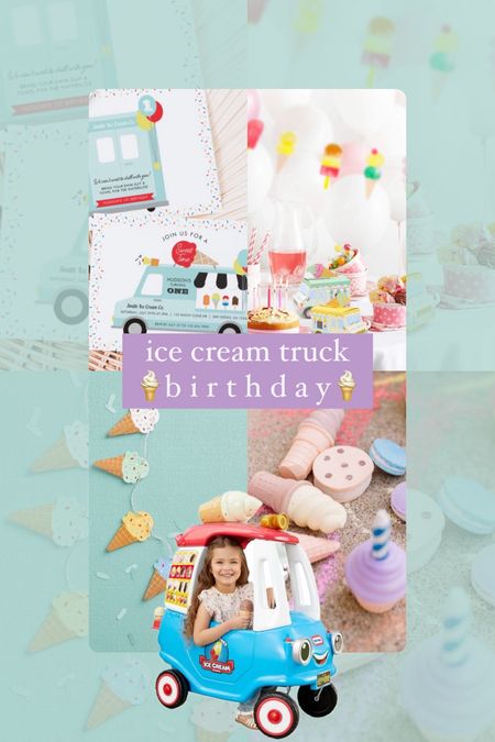 Ice cream truck birthday party theme

#LTKFamily #LTKKids #LTKParties
