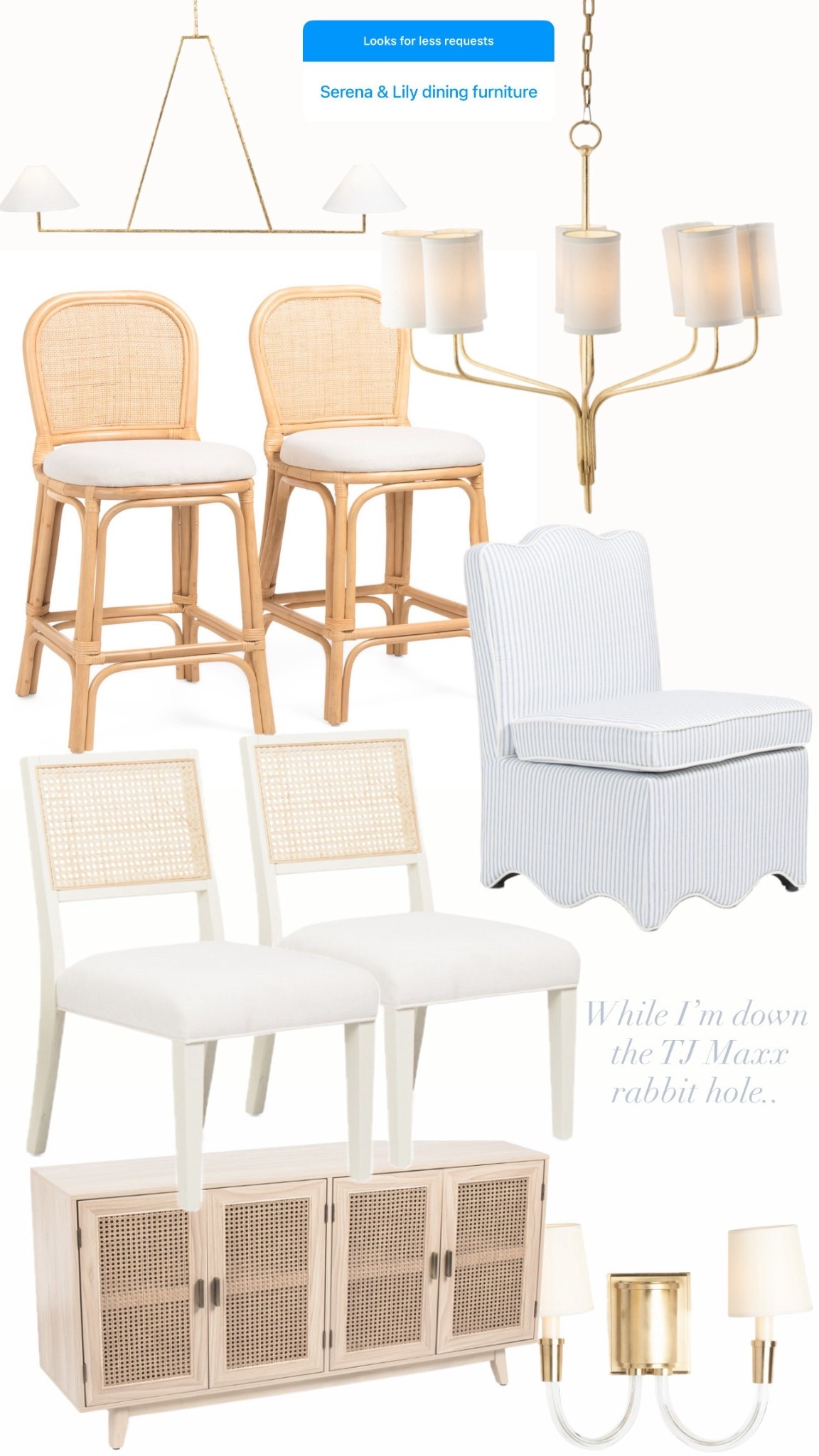 TJ Maxx luxe coastal look for less furniture picks 🩵

#LTKSaleAlert #LTKHome #LTKFindsUnder100