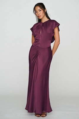 Flutter-Sleeve Maxi Dress | Anthropologie (US)