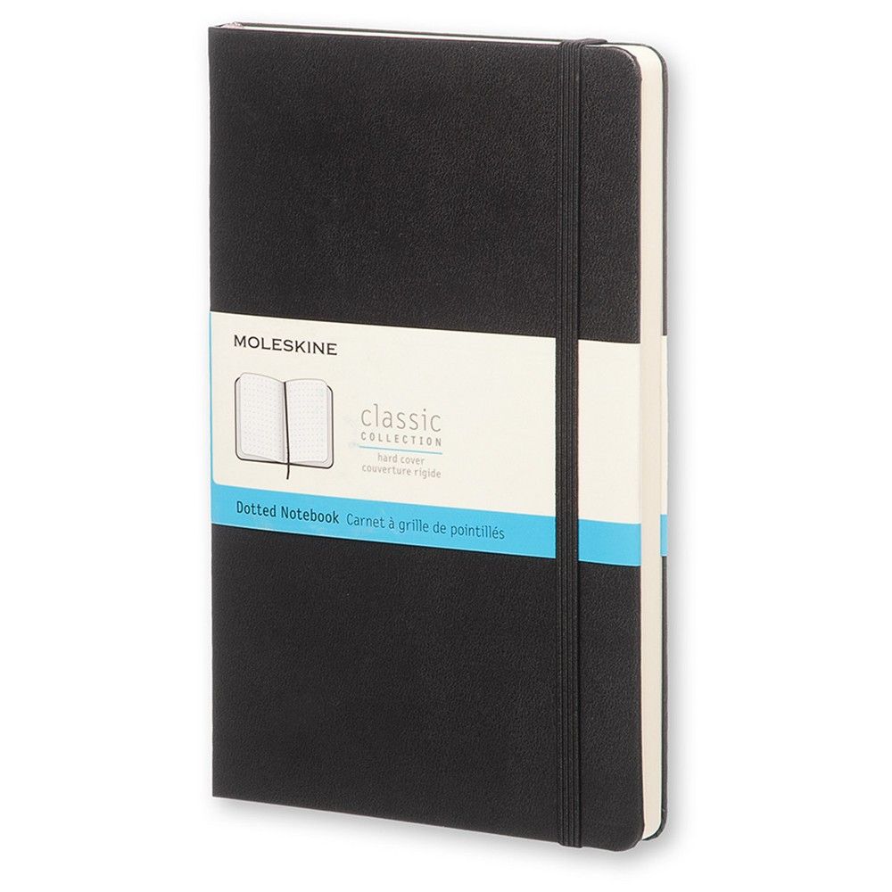Moleskine Dotted Journal Large - Black Hardcover | Target