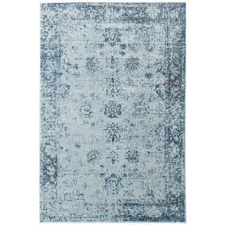 Sofia Casino Light Blue 5' 0 x 8' 0 Area Rug | The Home Depot