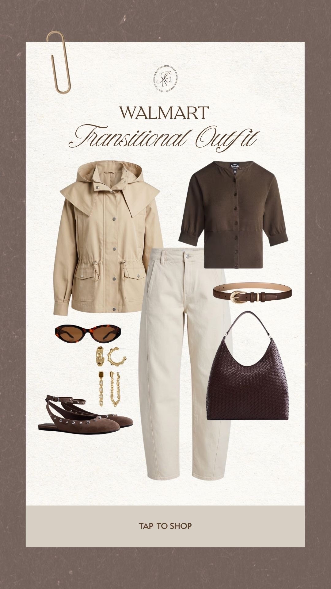The perfect Walmart outfit for that in-between season. 🤎🍂 Neutral layers, rich chocolate accessories and easy pieces that look way more expensive than they are.

#walmartfinds #walmartfashion #falloutfit #transitionalstyle #affordablefashion #fallstyle #neutraloutfit #luxuryforless #walmartstyle #outfitinspo

#LTKootd #LTKSeasonal