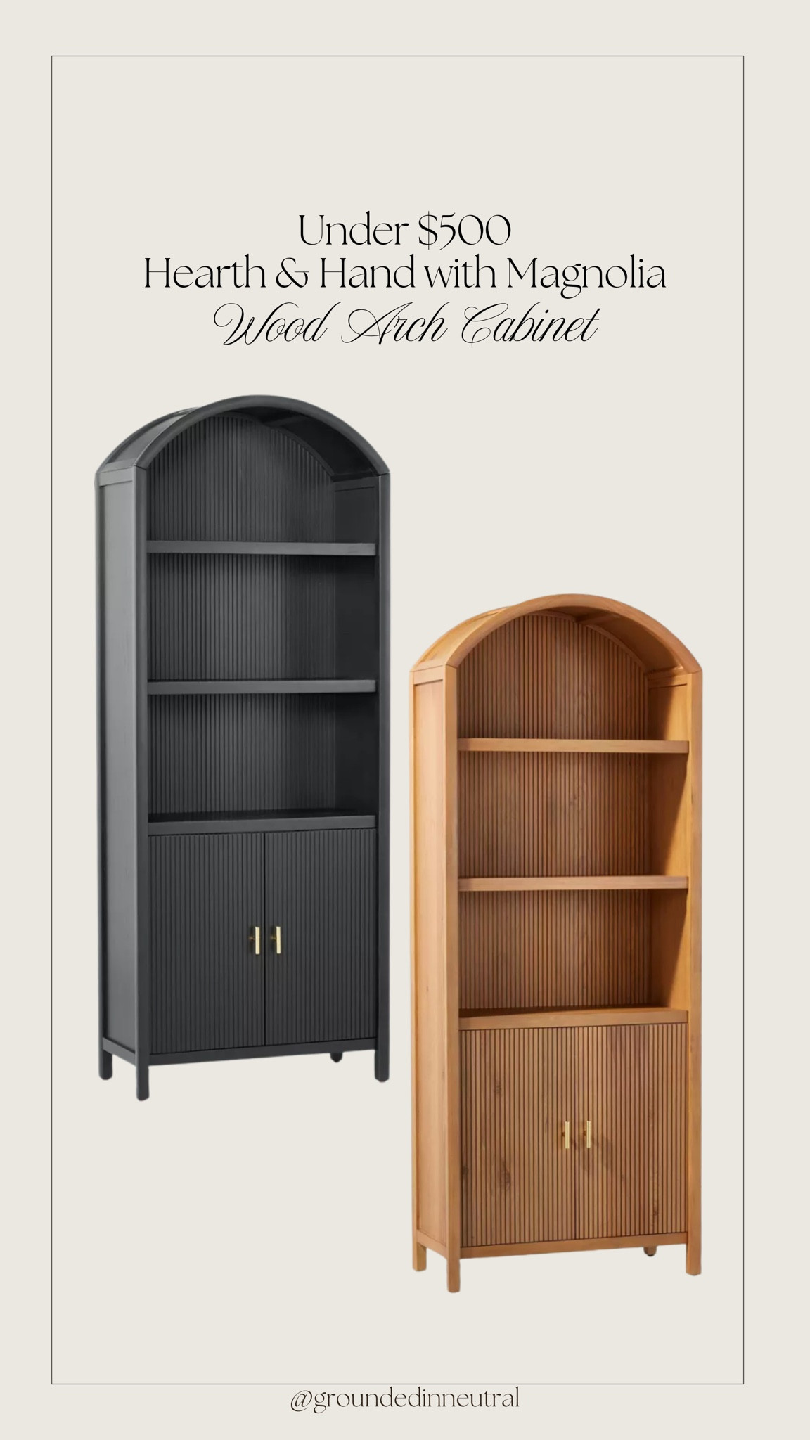 This beautiful cabinet is just under $500 at Target and it’s available in two colors. 🤩

Arch cabinet, Target home finds, affordable furniture 

#LTKStyleTip #LTKHome