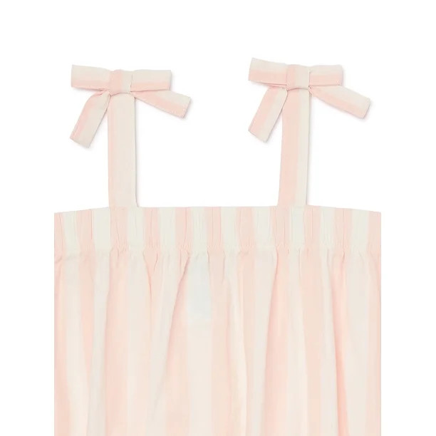 Garanimals Baby and Toddler Girl Tie Shoulder Tank Top, Sizes 12M-5T | Walmart (US)