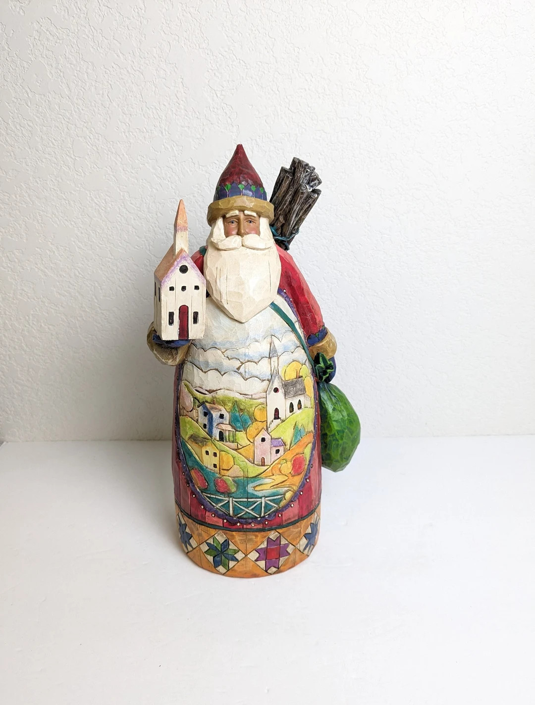 Vintage 'god's Blessings Are Forever' Santa Claus Christmas Figurine by Jim Shore - Etsy | Etsy (US)