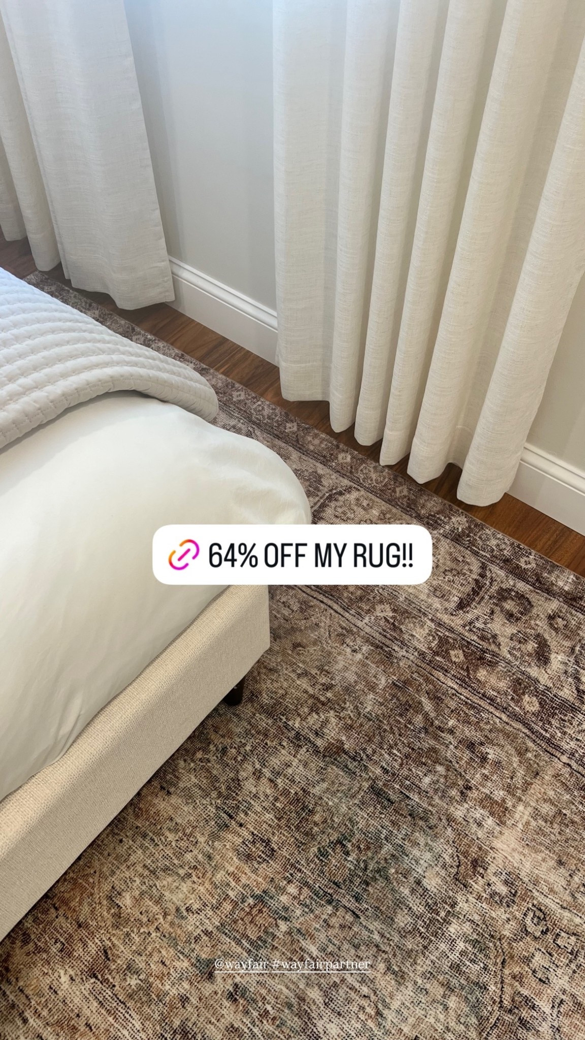 Gorgeous rug in our primary bedroom is on sale! We have the matching runner in a hallway as well @wayfair #wayfairpartner

#LTKHome #LTKdayinmylife #LTKSaleAlert