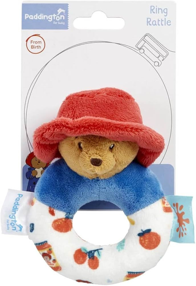 Rainbow Designs PA1356 Bear Paddington Baby Rattle | Amazon (UK)