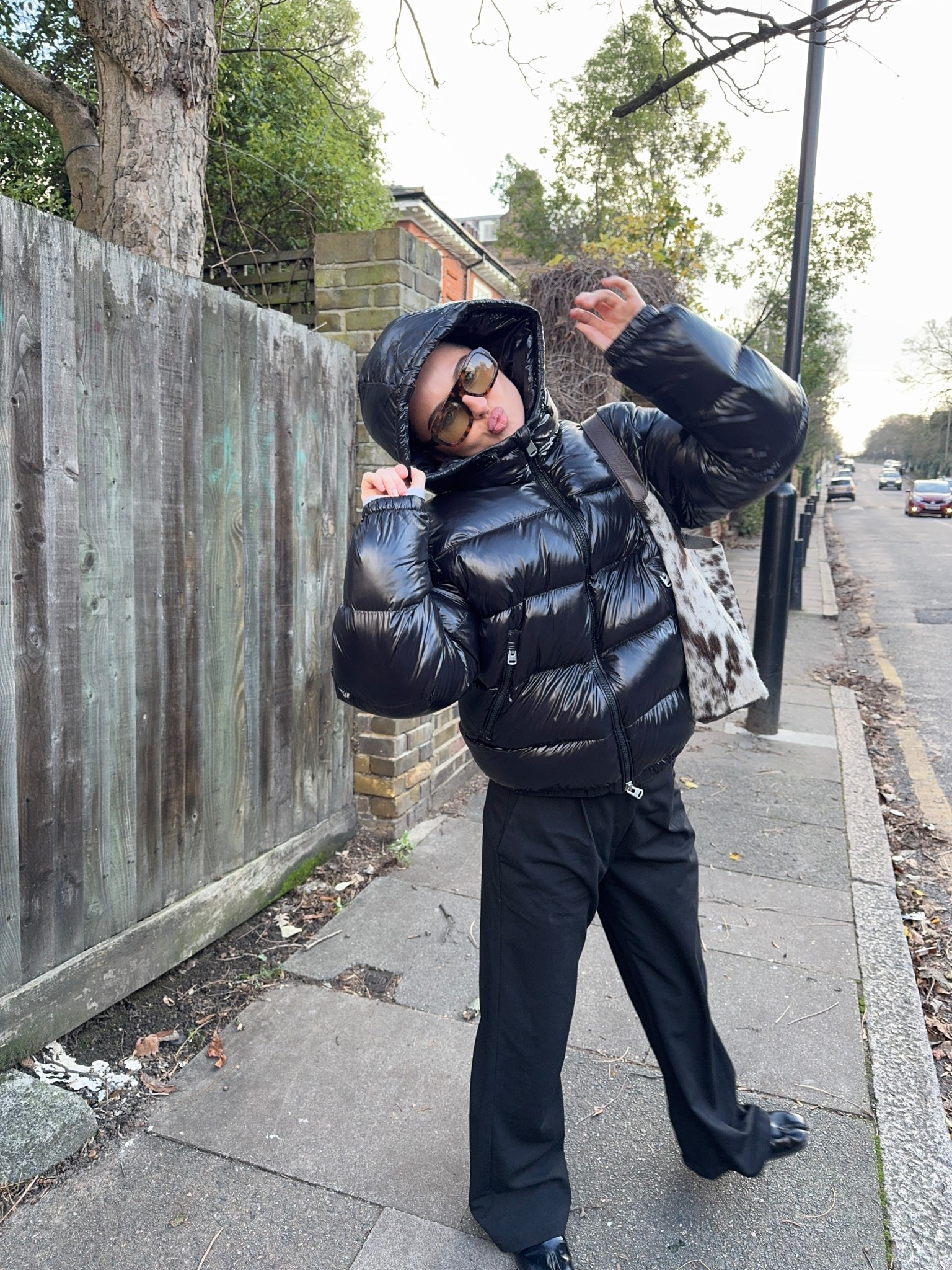 Wearing a cute bin bag xx 

#LTKfestive #LTKwinter #LTKeurope