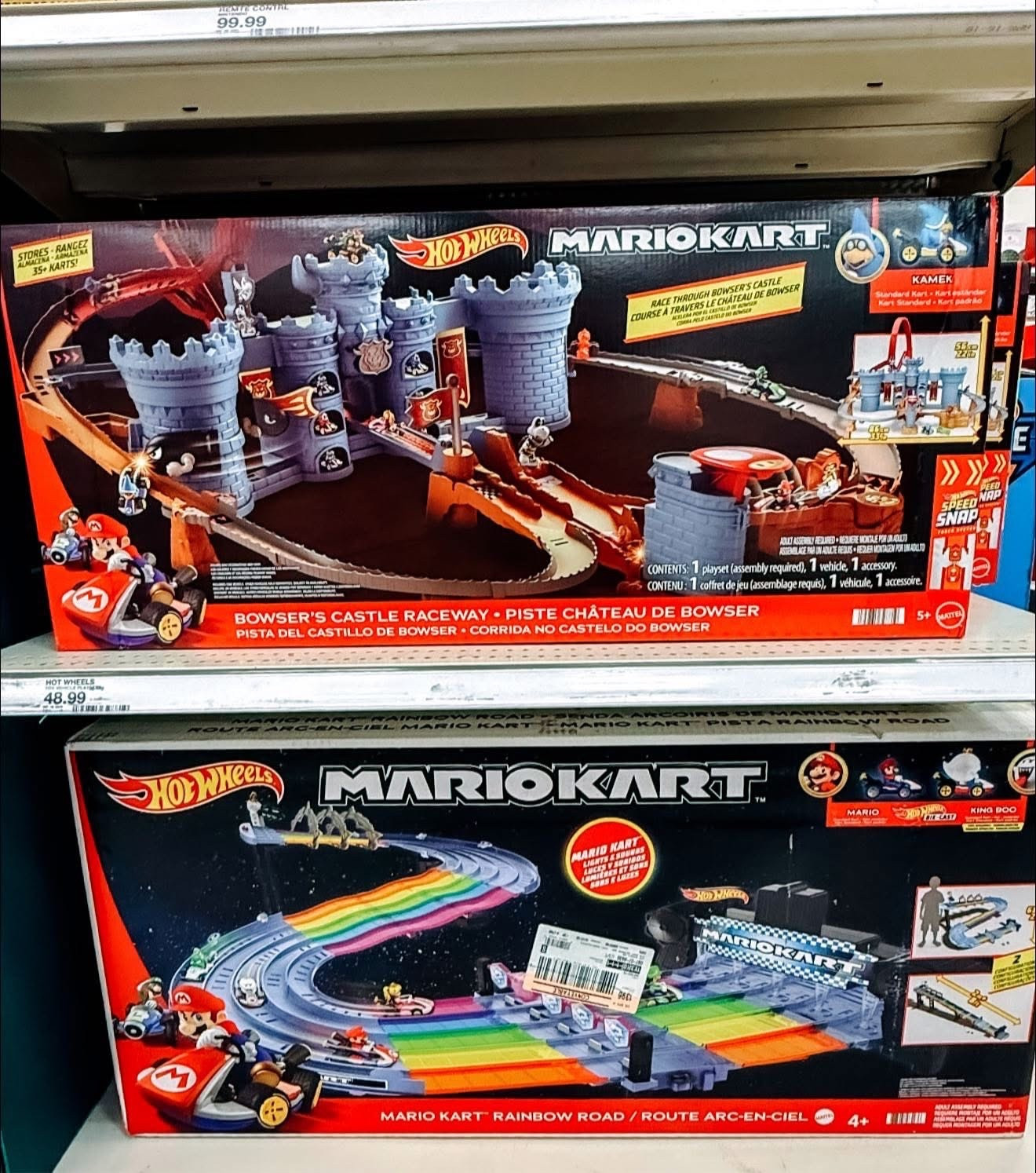 These Hot Wheels X MarioKart sets are soooo cute cool! You can get bowsers castle or rainbow road!! 

My favorite mariokart track will forever be rainbow road!! 🤩🤩

#hotwheels #mariokart #target #targetfinds #kidstoys #funfinds #GiftIdeas

#LTKGiftGuide #LTKHoliday #LTKKids