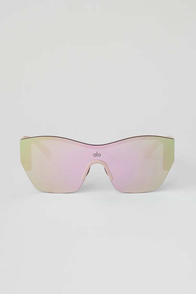 Stunner Sunglasses - Pink Mirror/Black | Alo Yoga