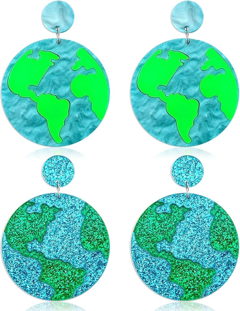 AUGSUN Women Earring, 2 Pairs Hook Dangle Earring Festival Decoration Holiday Jewelry for Women G... | Amazon (US)