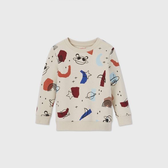 Toddler Boys' Fleece Crew Neck Sweatshirt - Cat & Jack™ | Target