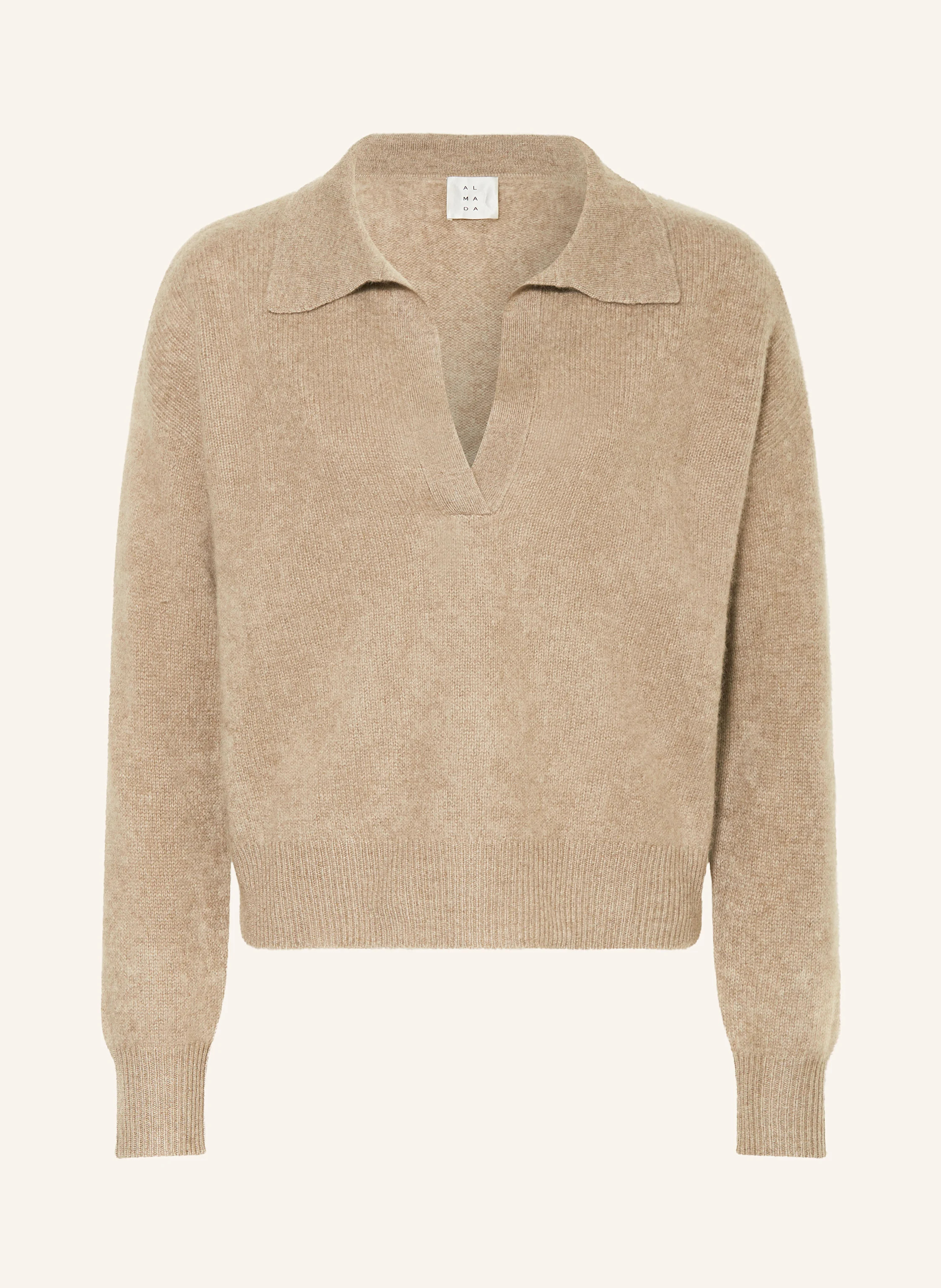 ALMADA LABEL Cashmere-Pullover KAIA in hellbraun | Breuninger (DACH)