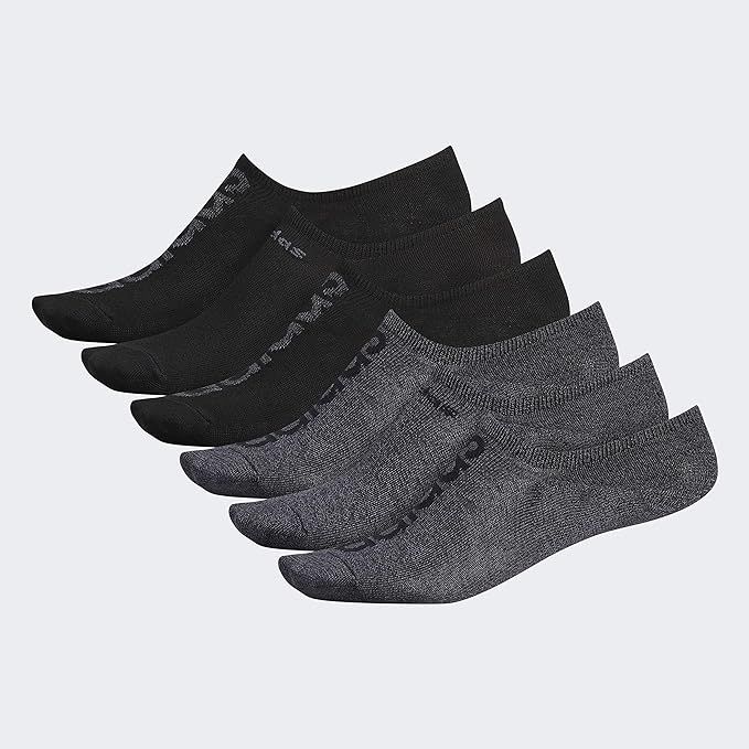 adidas mens Superlite Linear Super No Show Socks (6-pair) | Amazon (US)
