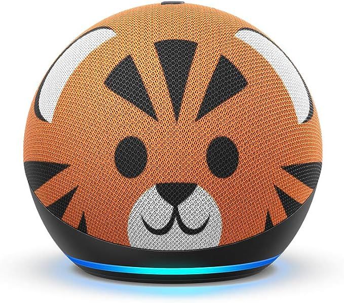 Echo Dot (4th Gen) Kids | Designed for kids, with parental controls | Tiger | Amazon (US)