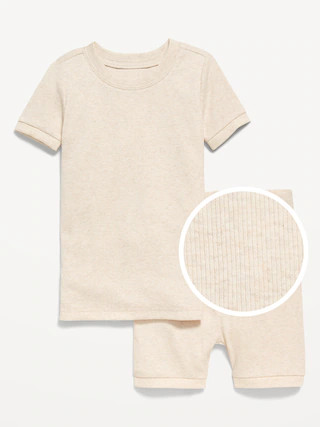 Unisex Snug-Fit Ribbed Pajama Set for Toddler & Baby | Old Navy (CA)