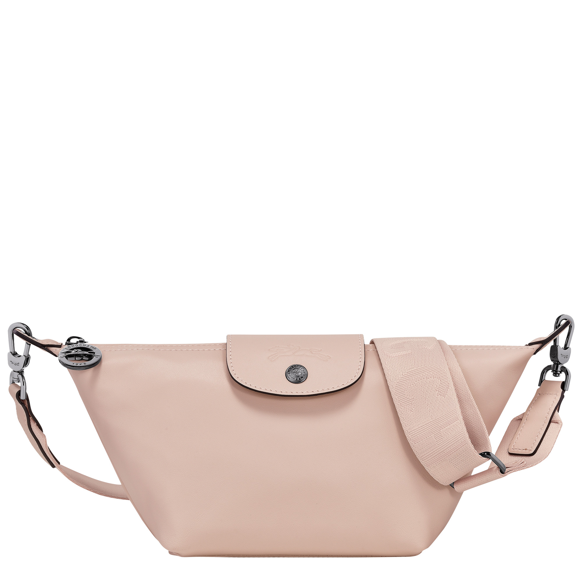 Le Pliage Xtra XS Crossbody bag Nude - Leather | Longchamp US | Longchamp