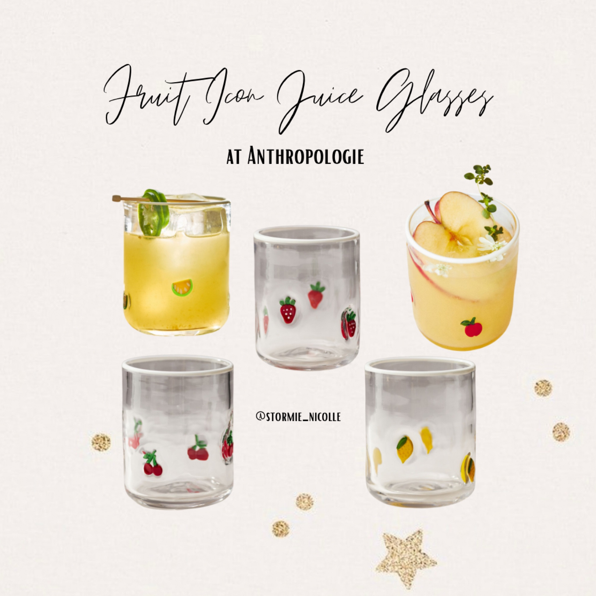 Icon Fruit glasses at Anthro! The lime glass is new!🍋‍🟩🍋🍓🍒🍎

#LTKSeasonal #LTKFindsUnder50 #LTKHome