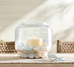 Blue & White Mixed Shell Vase Filler | Pottery Barn (US)