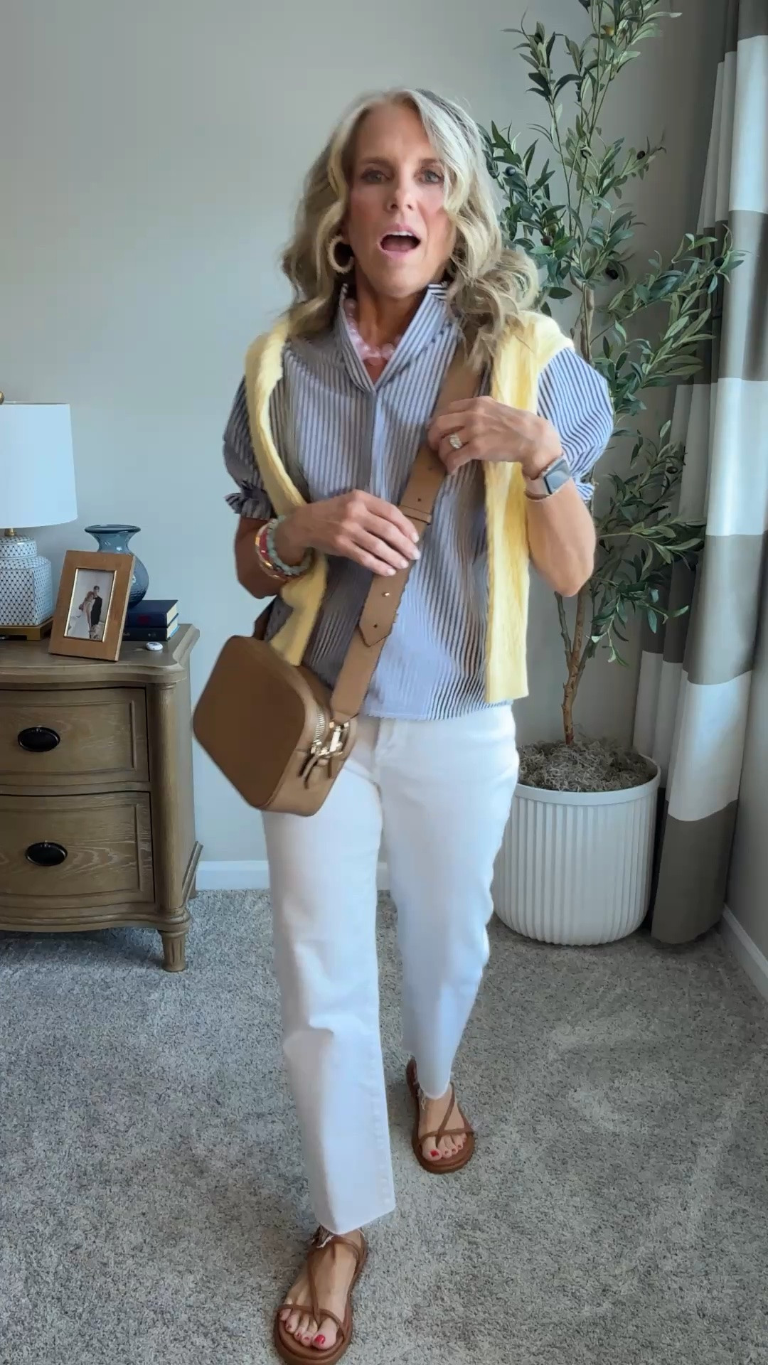 Cute, Cute, Cute!!! Enough said. Wearing 28 jeans and XS top. I size up in white jeans.

#LTKMothersDay #LTKOver40 #LTKootd