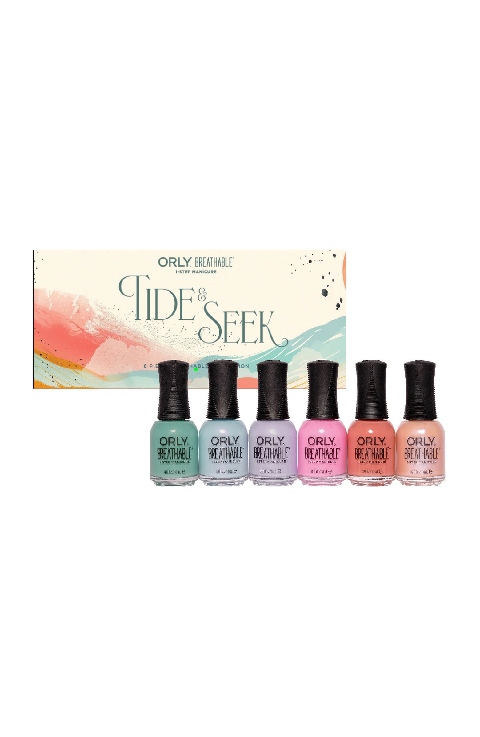 Tide & Seek 6-Piece Breathable Nail Color Set | Nordstrom