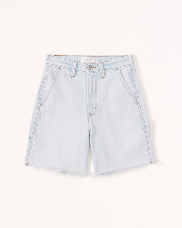 Women's High Rise Dad Short | Women's Bottoms | Abercrombie.com | Abercrombie & Fitch (US)