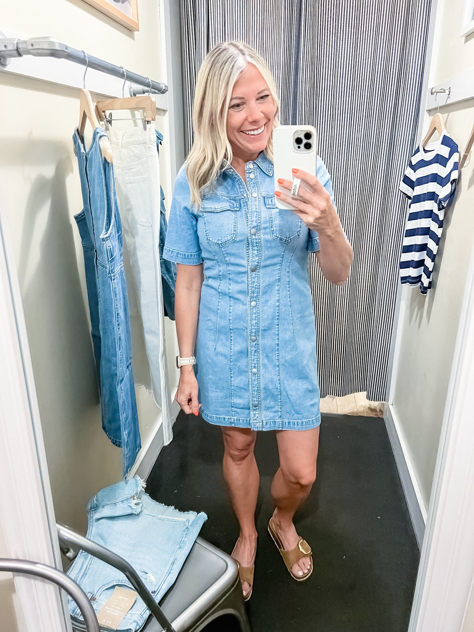 dark blue denim dress for women Lone Star Denim Dress main image 0