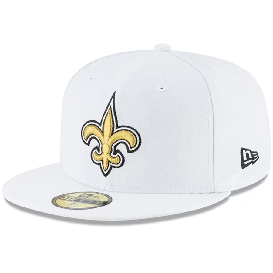 Men's New Orleans Saints New Era White Omaha 59FIFTY Fitted Hat | NFL Shop