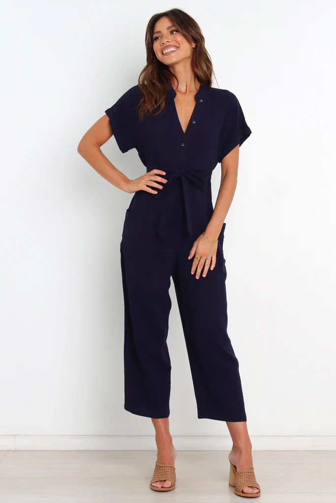 Archie Jumpsuit - Navy | Petal & Pup (US)