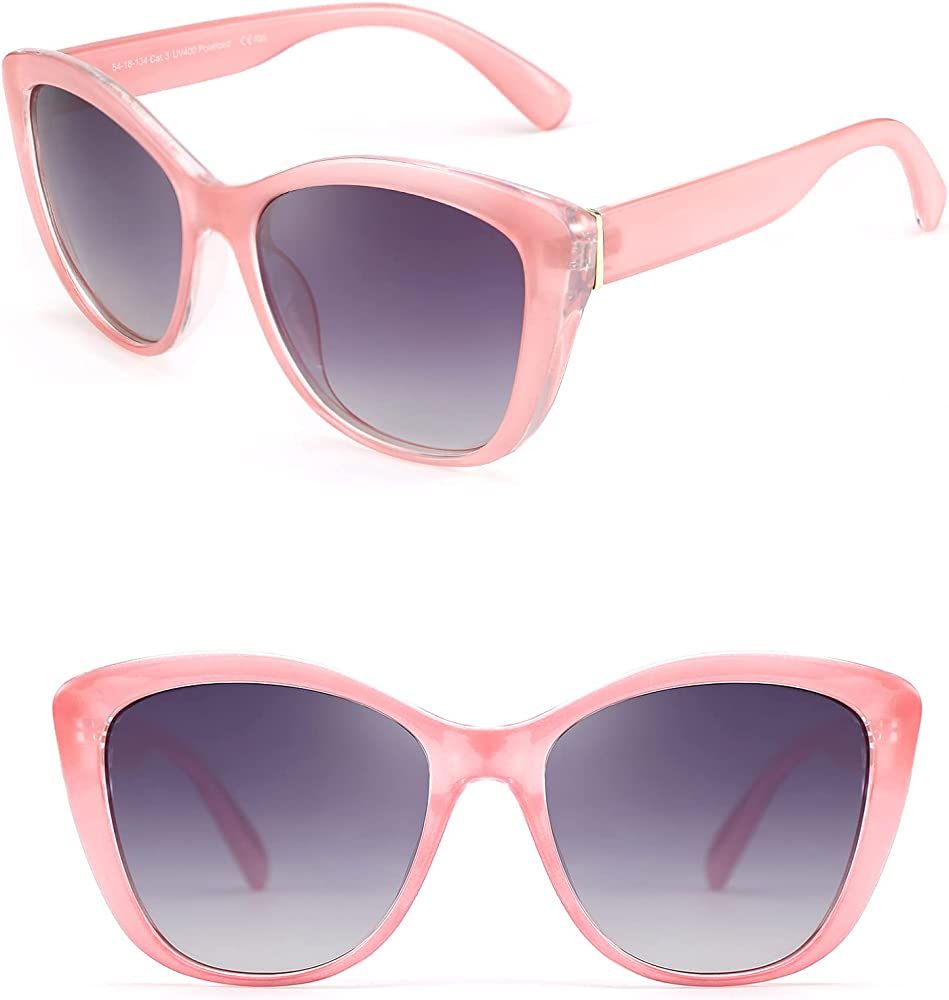 FEISEDY Polarized Vintage Sunglasses American Square Jackie O Cat Eye Sunglasses B2451 | Amazon (US)