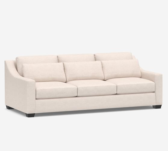 York Slope Arm Deep Seat Upholstered Sofa | Pottery Barn (US)