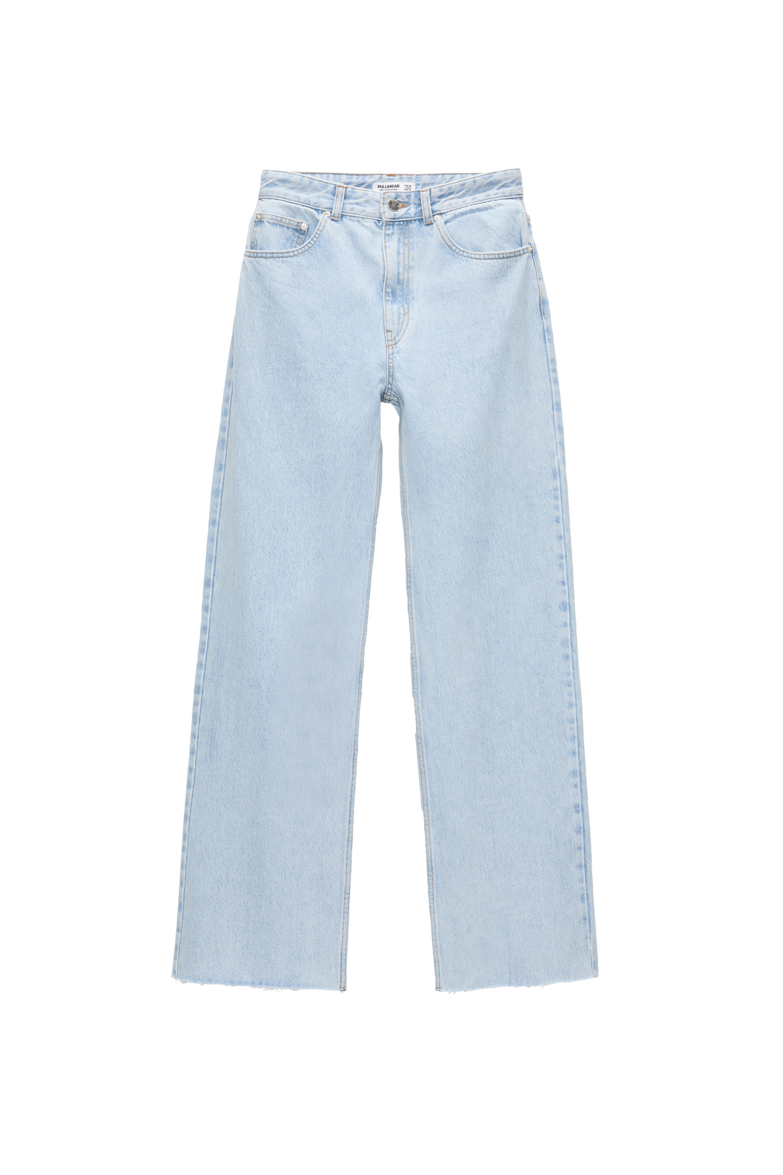 STRAIGHT-LEG HIGH-WAIST JEANS | PULL and BEAR UK