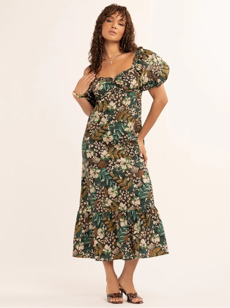 Jessica Simpson Women's Evia Maxi Dress, Sizes XS-XL | Walmart (US)