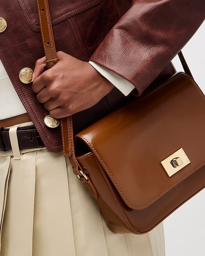 Edie crossbody bag in Italian leather | J.Crew US