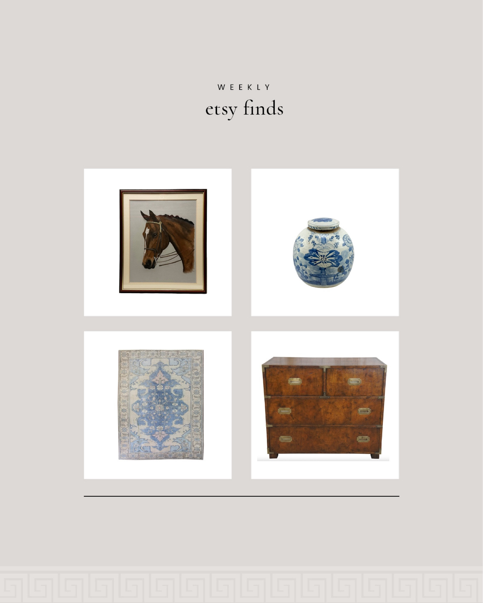 Weekly Etsy Finds: Vintage and Handmade Goods for Your Home or Office  

#LTKhome