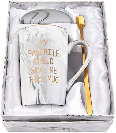 Favorite Child Coffee Mug My Favorite Child Gave Me Mom Dad Mug Gifts for Dad Mom from Daughter Son  | Amazon (US)