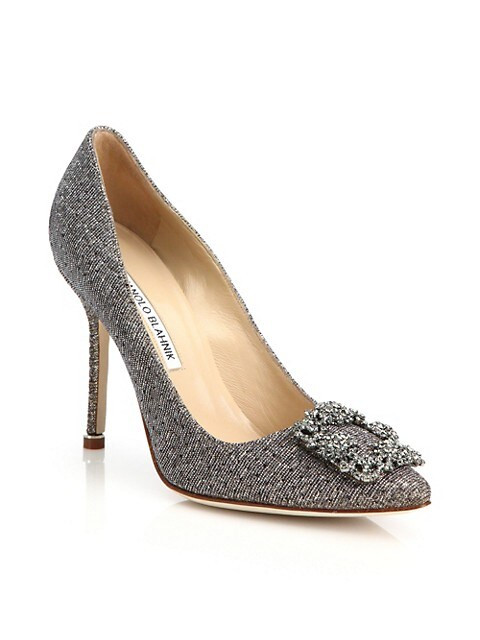Hangisi 105 Embellished Shimmer Pumps | Saks Fifth Avenue