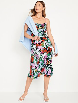 Fit & Flare Cami Midi Dress for Women | Old Navy (US)