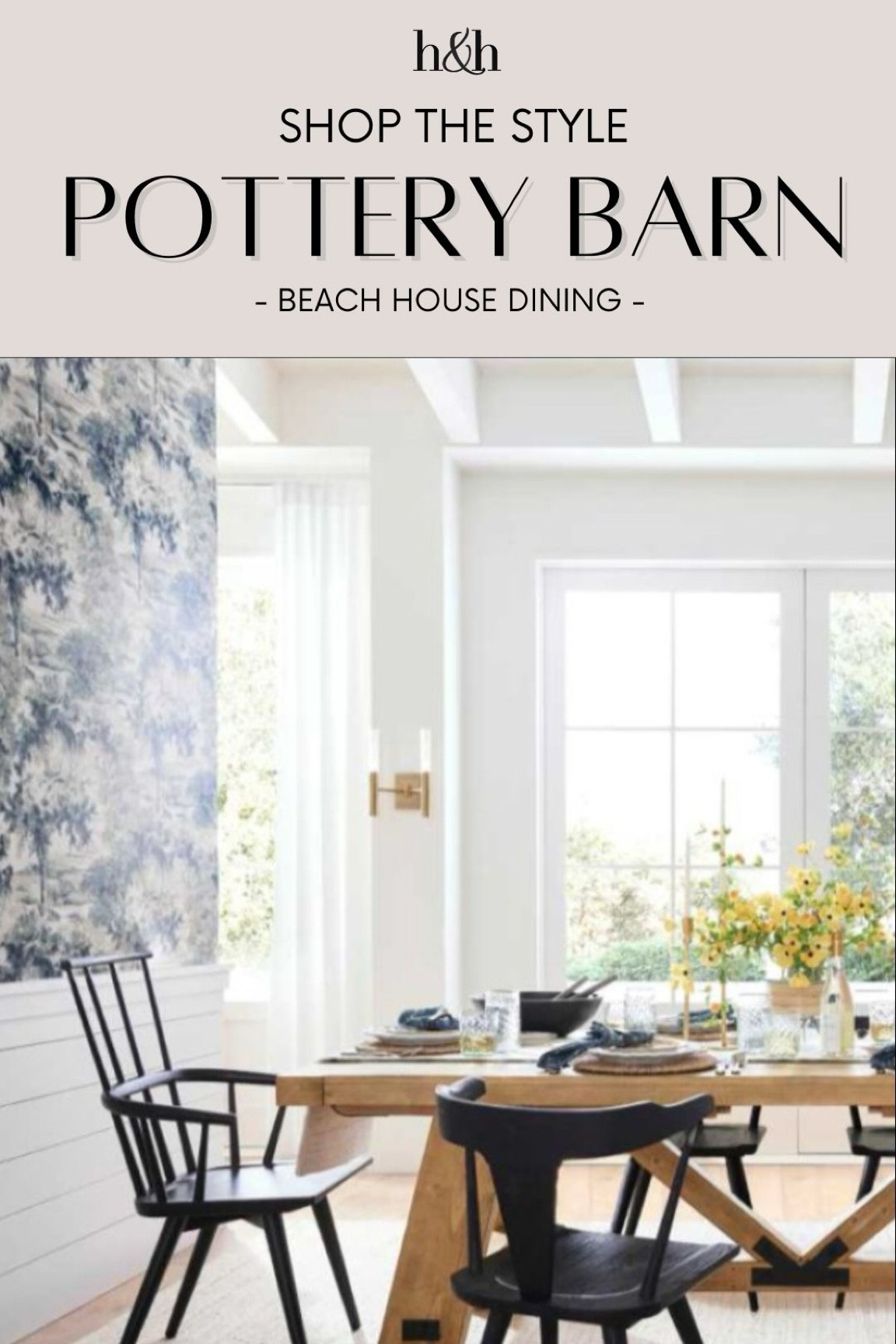 Shop by Style: Beach house. Woven textures, fresh whites, and beachy motifs evoke sun-soaked days and candlelit nights. ⁠

📸 @potterybarn