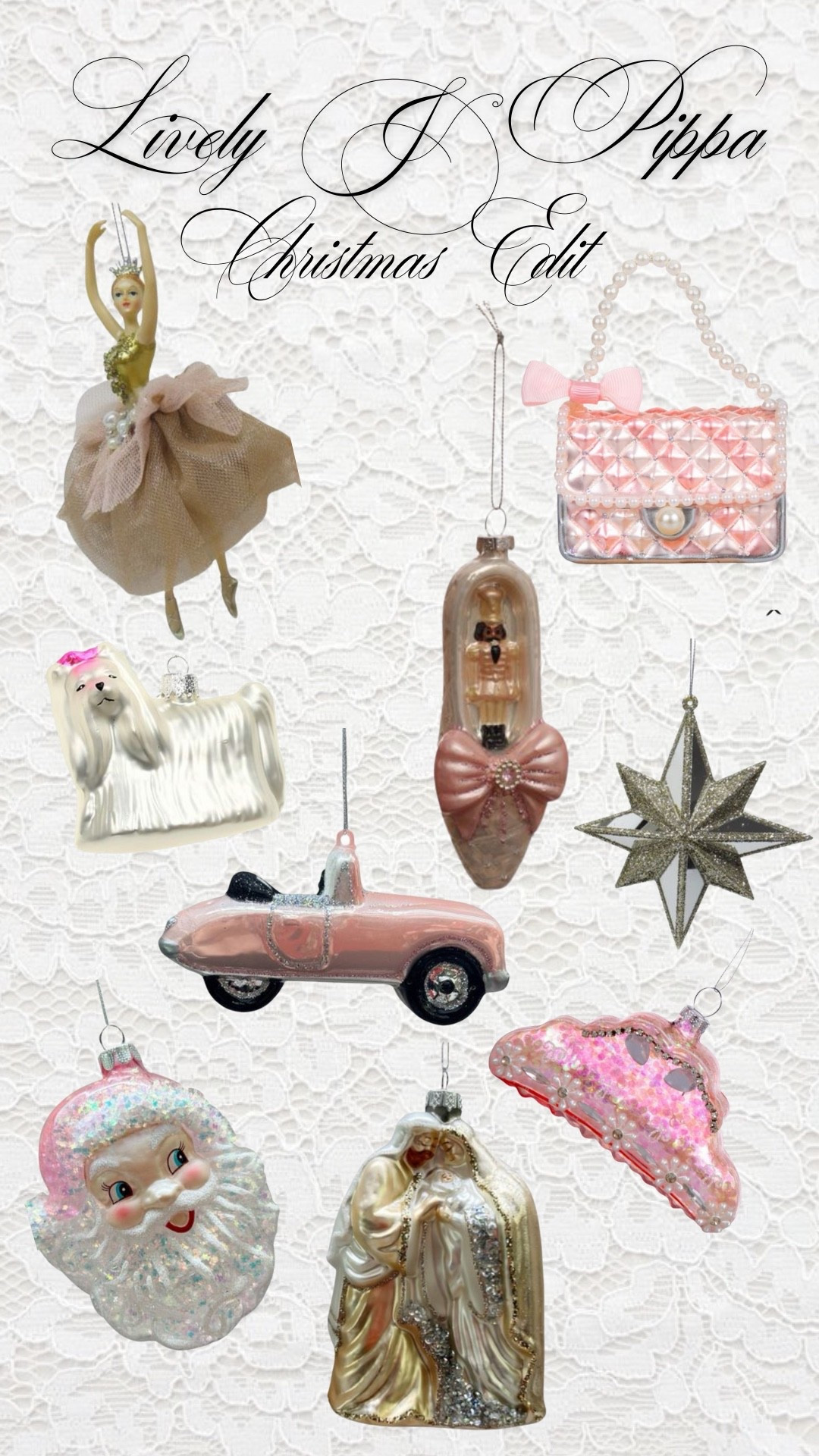 little girl Christmas tree ornaments 

#LTKSaleAlert #LTKKids #LTKHoliday