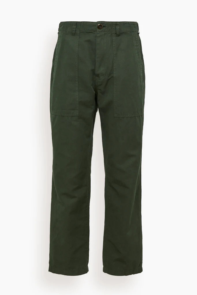 Neil Utility Straight Leg Pant in Pine Needle | Hampden Clothing