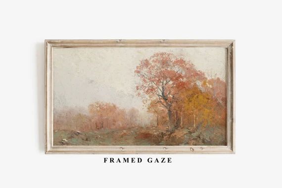 Samsung Frame TV Art Autumn Fall Painting Autumn Painting - Etsy Canada | Etsy (CAD)