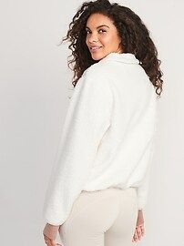 Quilted Hybrid Sherpa Jacket for Women. | Old Navy (US)