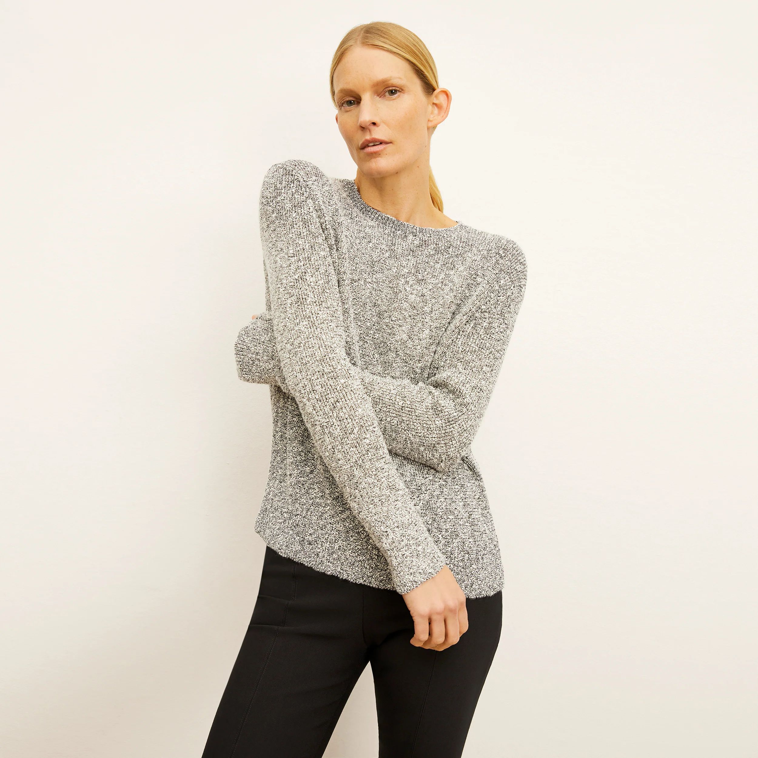 The Butler Sweater - Knit Boucle | MM LaFleur