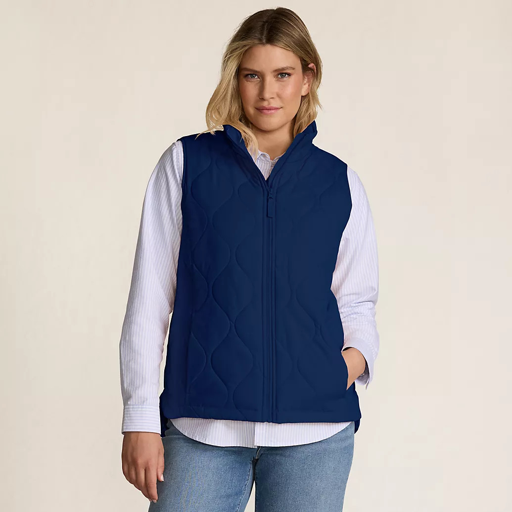 FeatherFree Quilted Insulated Vest | Lands' End (US)