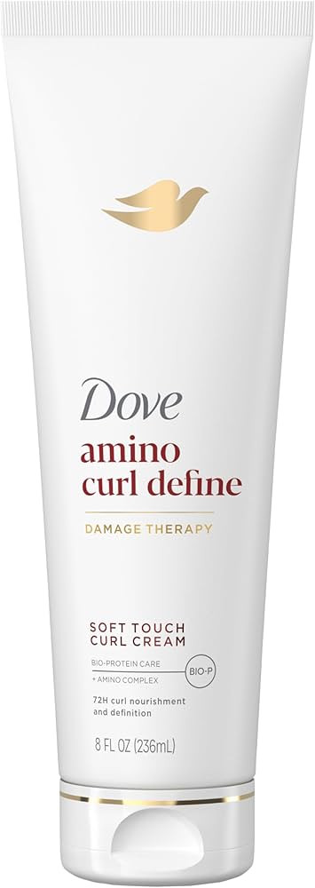 Dove Curl Cream Amino Curl for Curly, Coily Hair with Bio-Protein Care Technology + Amino Complex... | Amazon (US)
