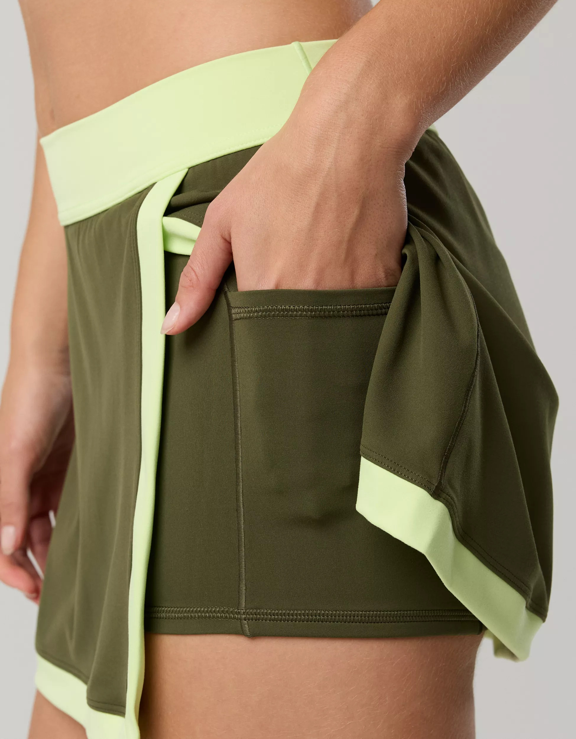 OFFLINE By Aerie Real Me XTRA Colorblock Skort | Aerie