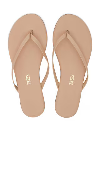 TKEES Lily Foundations Matte Flip Flop in Nude. - size 11 | Revolve Clothing (Global)