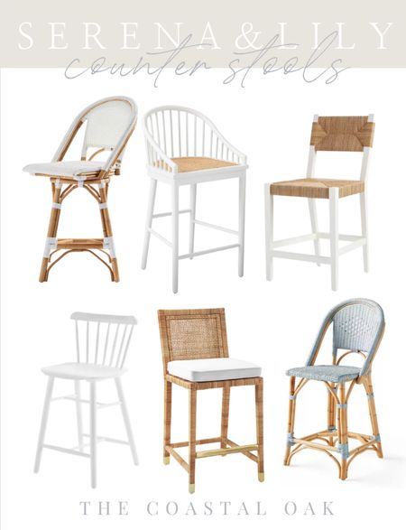 Serena & Lily counter stools

Coastal home white rattan wooden woven blue stool counter 

#LTKhome #LTKstyletip #LTKsalealert
